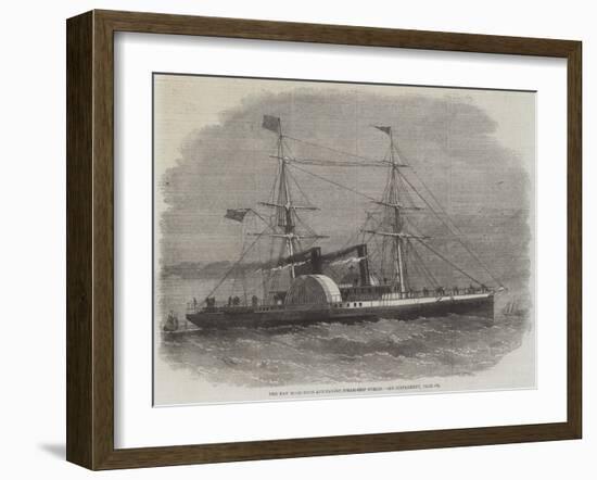 The New Hong-Kong and Canton Steam-Ship Nurgis-Edwin Weedon-Framed Giclee Print