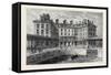 The New Hotel and Railway Terminus Holyhead 1880-null-Framed Stretched Canvas