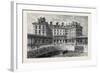 The New Hotel and Railway Terminus Holyhead 1880-null-Framed Giclee Print