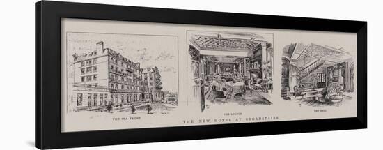 The New Hotel at Broadstairs-null-Framed Giclee Print