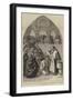 The New House of Lords, Mr Dyce's Fresco of The Baptism of St Ethelbert, over the Throne-null-Framed Giclee Print