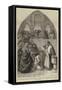 The New House of Lords, Mr Dyce's Fresco of The Baptism of St Ethelbert, over the Throne-null-Framed Stretched Canvas