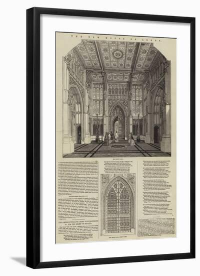 The New House of Lords-null-Framed Giclee Print