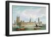 The New Houses of Parliament, Engraved by Thomas Picken Published by Lloyd Bros. and Co., 1852-Edmund Walker-Framed Giclee Print