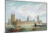 The New Houses of Parliament, Engraved by Thomas Picken Published by Lloyd Bros. and Co., 1852-Edmund Walker-Mounted Giclee Print