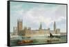 The New Houses of Parliament, Engraved by Thomas Picken Published by Lloyd Bros. and Co., 1852-Edmund Walker-Framed Stretched Canvas