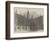 The New Houses of Parliament, Entrance to the Star-Chamber Court, New Palace-Yard-null-Framed Giclee Print