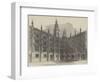 The New Houses of Parliament, Entrance to the Star-Chamber Court, New Palace-Yard-null-Framed Giclee Print