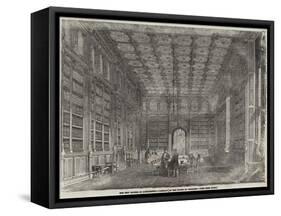 The New Houses of Parliament, Library of the House of Commons-null-Framed Stretched Canvas