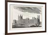 The New Houses of Parliament, Westminster, London, UK-null-Framed Giclee Print