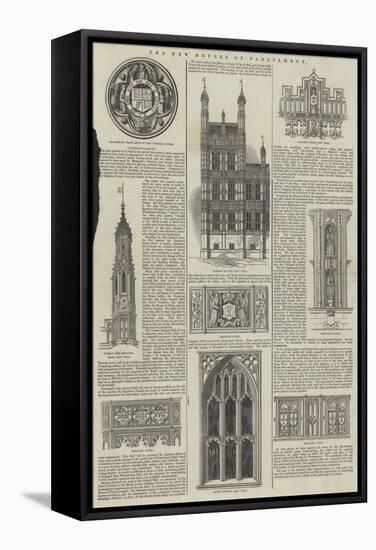 The New Houses of Parliament-null-Framed Stretched Canvas