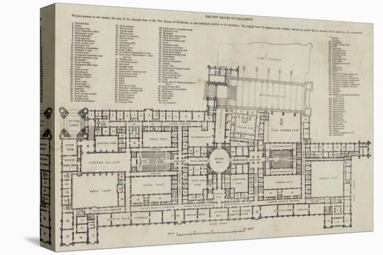 The New Houses of Parliament-null-Stretched Canvas