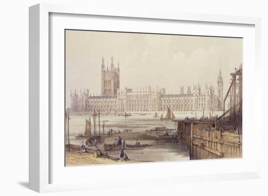 The New Houses of Parliament-Thomas Colman Dibdin-Framed Giclee Print