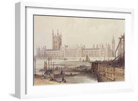 The New Houses of Parliament-Thomas Colman Dibdin-Framed Giclee Print