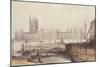 The New Houses of Parliament-Thomas Colman Dibdin-Mounted Giclee Print