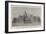 The New Hungarian Houses of Parliament at Budapest-null-Framed Giclee Print