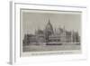 The New Hungarian Houses of Parliament at Budapest-null-Framed Giclee Print