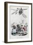 The New Icarus, 1840s-Jean-Jacques Grandville-Framed Giclee Print