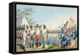 The New Imperial Royal Austrian Light Infantry after the Napoleonic Wars, C.1820-Phillip Von Stubenrauch-Framed Stretched Canvas