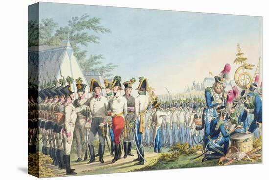 The New Imperial Royal Austrian Light Infantry after the Napoleonic Wars, C.1820-Phillip Von Stubenrauch-Stretched Canvas