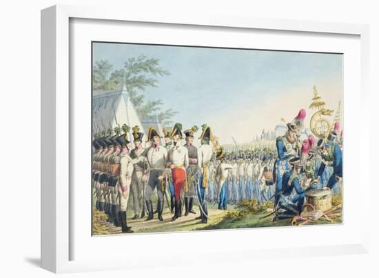 The New Imperial Royal Austrian Light Infantry after the Napoleonic Wars, C.1820-Phillip Von Stubenrauch-Framed Giclee Print