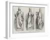 The New Inland Revenue Office, Statues Just Placed on the New Front of Somerset-House-null-Framed Giclee Print