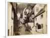 The New Inn and Street, Clovelly, Devon, Late 19th or Early 20th Century-null-Framed Premium Giclee Print