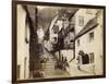 The New Inn and Street, Clovelly, Devon, Late 19th or Early 20th Century-null-Framed Premium Giclee Print