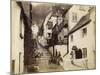 The New Inn and Street, Clovelly, Devon, Late 19th or Early 20th Century-null-Mounted Giclee Print