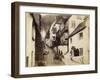 The New Inn and Street, Clovelly, Devon, Late 19th or Early 20th Century-null-Framed Giclee Print