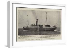 The New Irish Steamer The Duke of Cornwall-null-Framed Giclee Print