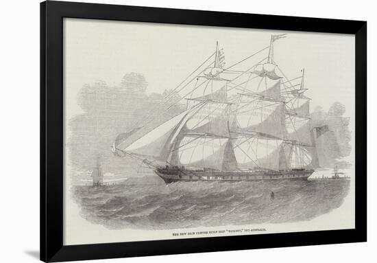 The New Iron Clipper-Built Ship Tayleur, for Australia-null-Framed Giclee Print