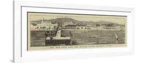 The New Iron Pier and Custom House, Larnaka, Cyprus-null-Framed Giclee Print