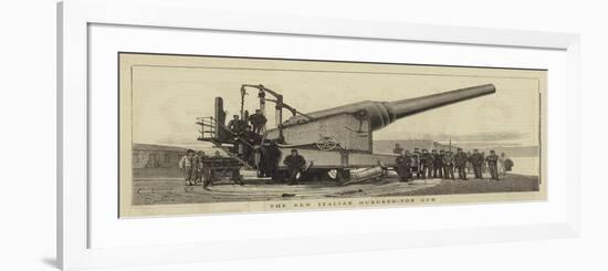 The New Italian Hundred-Ton Gun-null-Framed Giclee Print