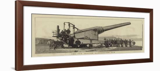 The New Italian Hundred-Ton Gun-null-Framed Giclee Print