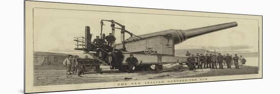 The New Italian Hundred-Ton Gun-null-Mounted Giclee Print