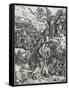 The New Jerusalem and the Bottomless Pit-Albrecht Dürer-Framed Stretched Canvas