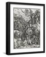 The New Jerusalem and the Bottomless Pit-Albrecht Dürer-Framed Giclee Print
