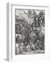 The New Jerusalem and the Bottomless Pit-Albrecht Dürer-Framed Giclee Print