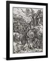 The New Jerusalem and the Bottomless Pit-Albrecht Dürer-Framed Giclee Print