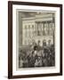 The New King of Spain, Alphonso XII Entering the Hotel De Ville, Barcelona-Joseph Nash-Framed Giclee Print