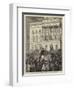 The New King of Spain, Alphonso XII Entering the Hotel De Ville, Barcelona-Joseph Nash-Framed Giclee Print