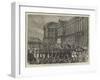 The New King of Spain, the Troops Passing before Alphonso XII at Madrid-null-Framed Giclee Print