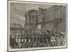 The New King of Spain, the Troops Passing before Alphonso XII at Madrid-null-Mounted Giclee Print