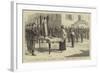 The New Kingdom of Servia, the Garrison of Belgrade Swearing Allegiance to King Milan I-null-Framed Giclee Print
