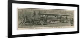 The New Ladder Truck for Saving Life at Fires, First Used at the Great Fire in Paternoster Row-null-Framed Giclee Print