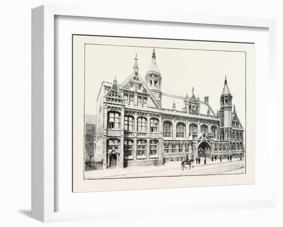 The New Law Courts at Birmingham-null-Framed Giclee Print