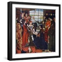 The New Learning, C1910, (C1900-192)-Frank Cadogan Cowper-Framed Giclee Print