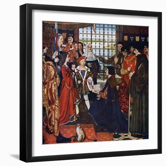 The New Learning, C1910, (C1900-192)-Frank Cadogan Cowper-Framed Giclee Print