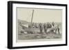 The New Life-Boat and Crew, Atherfield, Isle of Wight-null-Framed Giclee Print